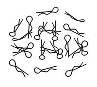 Leeadwaey 20 unids/set RC Car R-Pins ajuste 1/10 1/12 1/16 1/18 RC Car Truggy Accesorio Negro