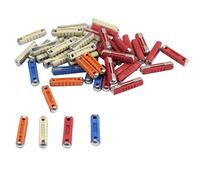 Leeadwaey 50pc EUROPEO COCHE FUSIBLES CAJA DE FUSIBLES SURTIDO EURO