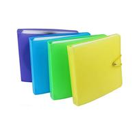 Leeadwaey Color al azar caramelo color 12/24 ranuras CD DVD VCD álbum titular caso Bluray disco carpeta bolsa de almacenamiento, aleatorio, 24 unids