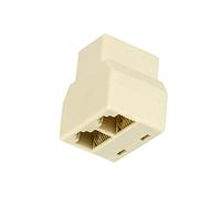 Leeadwaey Divisor de cable RJ45 1 a 2 divisor Ethernet LAN Cable adaptador de red extensor para oficina en casa