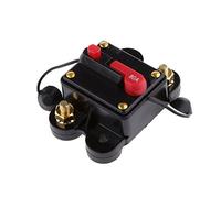 Leeadwaey Reinicio manual del disyuntor 12v/24v coche auto barco audio fusible titular 80A