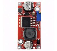 Leeadwaey XL6009 Boost Converter Step Up Ajustable 15W 5-32V a 5-50V DC-DC Módulo de fuente de alimentación Reemplaza LM2577, rojo, 49 x 23,4 x 11,4 mm