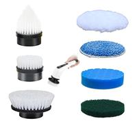 Leebein Electric Spin Scrubber Cabezales de Cepillo de Repuesto, 7 Piezas Kit de Accesorios de Cepillo Adicional para Leebein ANS-8050 Fregadora Eléctrica Giratoria