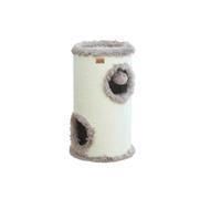 Leeby Bruno barril rascador con cama nido y juguete para gatos