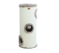 Leeby Bruno barril rascador con cama nido y juguete para gatos