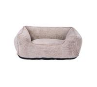 Leeby cama suave gris oscuro para perros