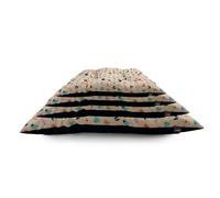 Leeby Cojín Acolchado Beige con Comics para perros