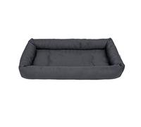 Leeby Colchoneta Suave Negra para perros