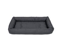 Leeby Colchoneta Suave Negra para perros