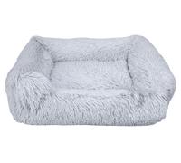 Leeby Cuna Antiestrés Desenfundable Gris para perros
