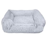 Leeby Cuna Antiestrés Desenfundable Gris para perros