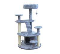 Leeby Esperanza torre rascador multiplataforma con cama nido y juguete para gatos