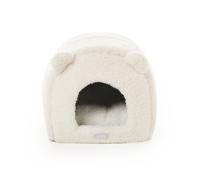 Leeby Iglú Desenfundable de Borreguito Blanco para gatitos