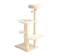 Leeby Luna árbol rascador con cama y juguete para gatos