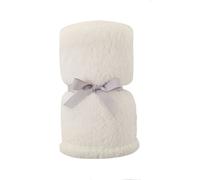 Leeby Manta Suave de Pelo Blanco para gatitos