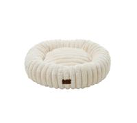 Leeby Sofá Donut Corduroy Crema para gatos