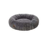 Leeby Sofá Donut Corduroy Gris para perros