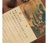 LEEDJUINE Buddha Said The Eight Great Awakening Scriptures Hand Copybook - Libro de trazado de pergaminos largos