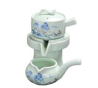 LEEDJUINE Celadon - Infusor de té semiautomático resistente al calor, 200 ml, cerámica doméstica