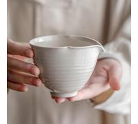 LEEDJUINE Ceramics Fairness Cup, 220 ml, dispensador de té chino Kung Fu