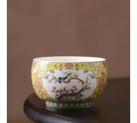 LEEDJUINE Cuencos de cerámica coloridos antiguos hechos a mano, 8,5 cm, aptos para microondas y lavavajillas