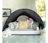 LEEDOR Tienda de campaña desplegable con Malla y Ventana de Tela de Sombra, toldo de Cama, Cabina de Refugio para Interiores, Espacio de privacidad, Tiendas de Dormir, reducción de luz Opaca