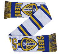 Leeds - Bufanda de promoción de recuerdo para fanáticos del fútbol americano - Bufanda de Leeds The Whites Match Day (100% acrílico), multicolor, Talla única