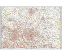 Leeds - LS - Mapa Postal de pared - Papel