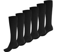 Leedya 6 pares de calcetines largos hilo de Escocia para hombre, 100% fabricado en Italia - Disponibles en varios colores