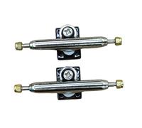 Leefai - Camión de diapasón de 32 mm y 34 mm de ancho, G3, forma profesional, mini camión de monopatín con base galvanizada, bujes de repuesto incluidos, apariencia y componentes (negro, 32 mm)