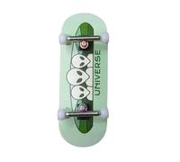 LEEFAI Diapasón profesional completo de madera de arce de 34 mm x 96 mm, 5 capas de madera con impresión UV, tablero para principiantes con ejes individuales profesionales y ruedas de rodamiento de