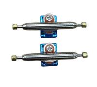 Leefai G3 - Camiones profesionales para diapasón con pivote invertido y ejes individuales y copas pivotantes, placa base chapada (azul, 34 mm)