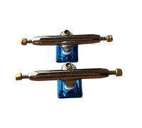LEEFAI Pro - Camiones de diapasón 32/34/36 mm 4.0-Regular Kingpin-Upgrade v2 placa base con hardware color y tamaño (34 mm, azul)