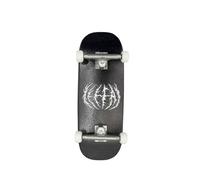 LEEFAI Pro Fingerboard Completo, Configuración de Monopatín de Dedo Pre-ensamblado, Tabla de Madera de Arce Canadiense Medidas 34x96mm, Forma Rectangular (Logo Pequeño)