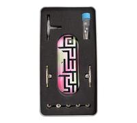 LEEFAI Pro Fingerboard Set up (Complete) Op3ra V1-34 x 96 mm Handmade 5 Plys Maples Wood Deck Medium Concave Medium Kick -UV Printing Graphic-The Mate (litez)