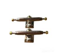 LEEFAI Pro Fingerboard Trucks 32/34/36mm 4.0-Regular Kingpin-Upgrade v2 placa base con hardware color y tamaño de la placa base (32 mm, cromado)