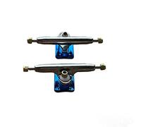 LEEFAI Pro Fingerboard Trucks 32/34/36mm 4.0-Regular Kingpin-Upgrade v2 placa base con hardware color y tamaño de la placa base (32 mm, azul)