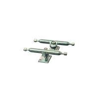 LEEFAI Pro Fingerboard Trucks G5, color metal crudo, pivote regular, 2 camiones con hardware (26 mm)