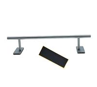 LEEFAI Rieles de Diapasón Obstáculos 28x5.5cm - Riel Redondo de Acero Inoxidable para Minipatinetes de Dedo para Tus Rampas de Diapasón y Parque