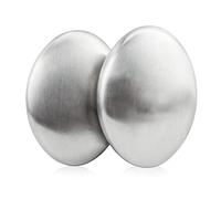 LEEFONE 2 unidades de jabón de acero inoxidable, barra de eliminación de olores de metal mágico, eliminando olores como cebolla de pescado y ajo, olor de manos y piel, adecuado para la cocina