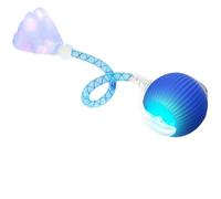 LEEHON Pelota interactiva para gatos de interior, bola móvil recientemente actualizada, juguetes para gatos Speedy Tail 2.0 con malla elástica, juguetes automáticos para gatos adultos aburridos de