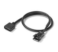 LEEINTO Cable de conversión Adaptador RGB de Placa Base de 30cm, Tira de luz Led RGB de 5V, 3 pines/12V y 4 Pines para PC, Ordenador, línea de Tira de luz LED