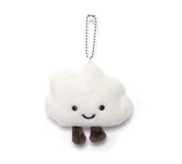 LEEINTO Llavero con colgante de nube, elegante teléfono, cordón antipérdida, llaveros personalizados, decoración para bolsos de mujer, mochila, cartera