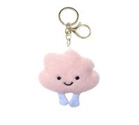 LEEINTO Llavero con colgante de nube, elegante teléfono, cordón antipérdida, llaveros personalizados, decoración para bolsos de mujer, mochila, cartera