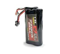 LEEINTO Mejora recargable 7 4 V 1200 mAh capacidad modificada para autos de velocidad de juguete escalados accesorios de repuesto paquete recargable y cargador