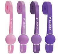 LEEKEY Juego de bandas de resistencia para asistencia de dominadas y entrenamiento de cuerpo completo, bandas de ejercicio de varios niveles con bolsa para entrenamientos en casa, terapia física