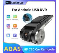 Leekooluu-Cámara de grabación con resolución 170 ° para salpicadero de coche, grabadora de vídeo Digital con USB, DVR, gran angular, para Android, ADAS