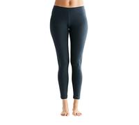Leela Cotton Leggings de mujer Pantalones de algodón orgánico, azul marino, M