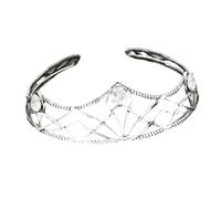 LEEMASING Diosa griega para la frente con diamantes de imitación, corona de aleación geométrica, bandas para el pelo para disfraces, fiestas, bailes de máscaras, cosplay, Medium, Metal, No es una