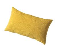 LEEMQCYA Funda de almohada de terciopelo amarillo mostaza de 30 x 50 cm, fundas de cojín decorativas para dormitorio, sofá, sala de estar, coche